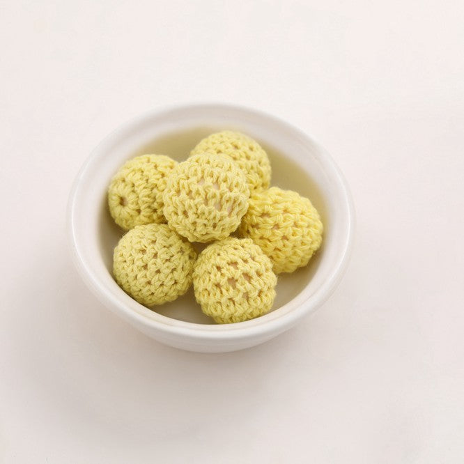 Wholesale 10PCS 20mm Yarn Beads